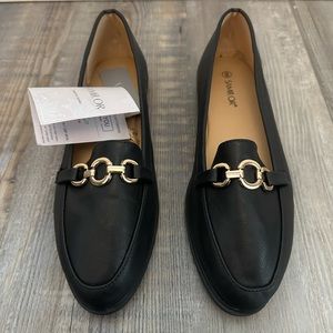 Samilor Loafer Slip-on Flats, Black, Size 9 Dressy Comfortable